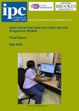 Adult social care data and cyber security programme report 2019-20